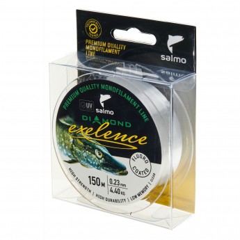 Леска монофильная SALMO DIAMOND EXELENCE FLUORO COATED Clear 150/023