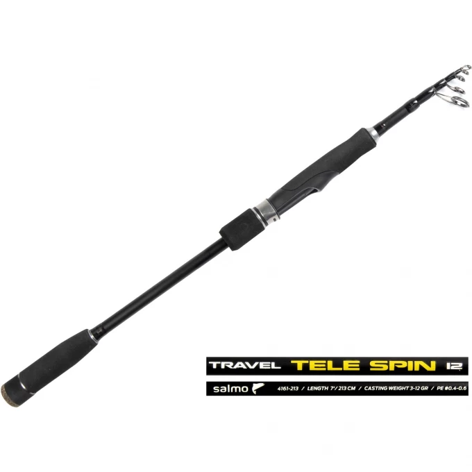 Спиннинг телескопический SALMO ELITE TRAVEL TELE SPIN 12 2.13 4161-213 Спиннинг телескопический SALMO ELITE TRAVEL TELE SPIN 12 2.13 4161-213